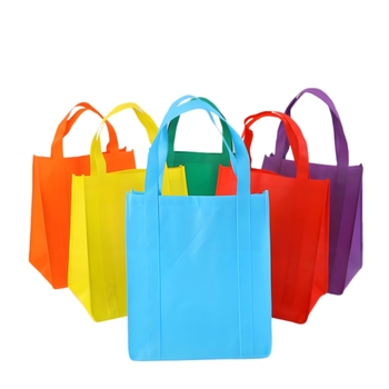 Reusable Non-Woven Shopping Tote - Small, Rope Shoulder