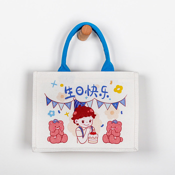 2025-Customized-Personalized-Printing-Letter-Cotton-Canvas.jpg_350x350.jpg Custom Letter Cotton Canvas Tote - Ribbon Handle, Grocery