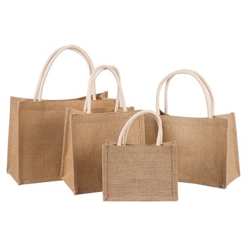 Jute Tote Gift Bag 23x21x15cm - Wedding Bridesmaid Party