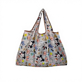 Cartoon PLA Shopping Bag - Foldable Large Capacity Grocery