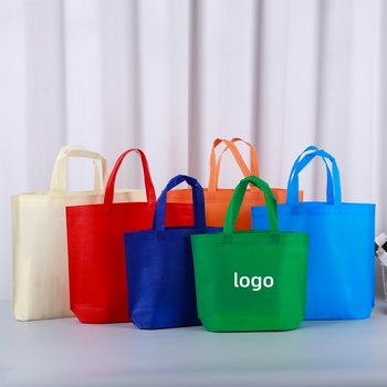 Non-Woven Shopping Tote - Long Rope, Zipper, Custom Design