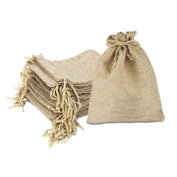 Cotton Gift Bag 15x20cm - Drawstring Seal 140g, Wedding DIY