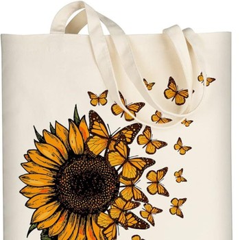 Cross-border-for-Bestseller-Unisex-Canvas-Tote.jpg_350x350.jpg Unisex Canvas Tote Bag - Animal Print Campus, Shoulder Shopping