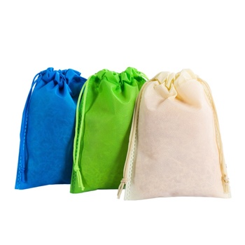 Non-Woven Drawstring Fabric Pouch - Shoe Storage, Eco Reusable