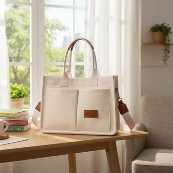 Custom-Extra-Large-Capacity-Casual-Tote-Bag.jpeg_350x350.jpeg Custom Large Canvas Tote Bag - Cotton Unisex, Brand Campaign