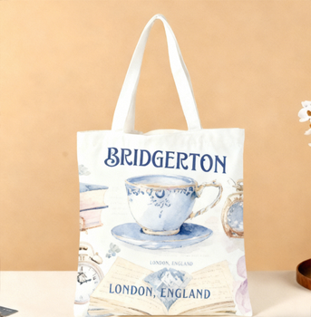 Cute Cartoon Canvas Tote - Japan Style, Adjustable Shoulder