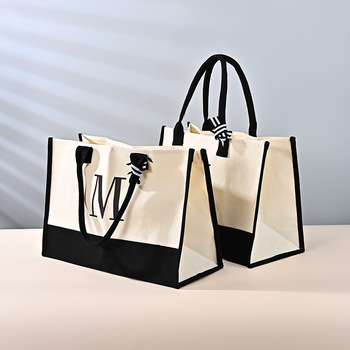 Custom-Sublimation-Printing-Letter-Reusable-Long-Rope.jpg_350x350.jpg Custom Sublimation Jute Tote - Rope Handle, Zipper, Retro