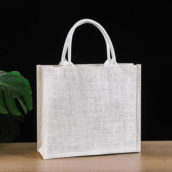 Custom-Sublimation-Printing-Logo-Reusable-Long-Rope.jpeg_350x350.jpeg Custom Sublimation Jute Tote - Rope Handle, Waterproof Retro