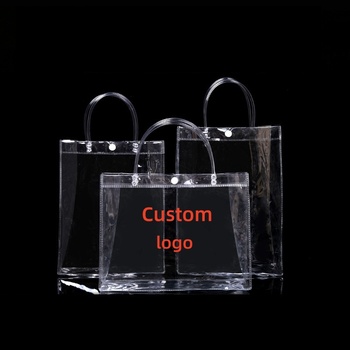 Customized-Logo-Transparent-PVC-Tote-Shopping-Bag.jpg_350x350.jpg Custom Logo Transparent PVC Tote - Clear Promo Gift Bag