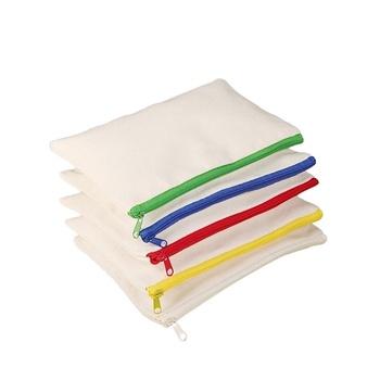 Blank Canvas Pencil Case - Eco-Friendly Foldable Travel Pouch