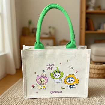 Custom Logo Recycled Canvas Shopping Tote - Ladies Promotional