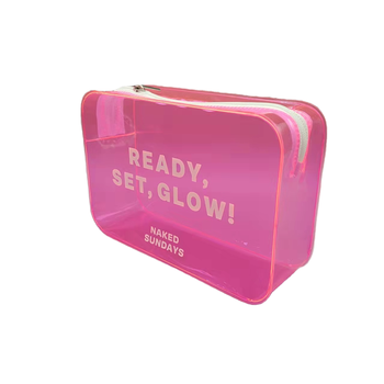 Cartoon Zipper Cosmetic Bag - Waterproof Large Travel