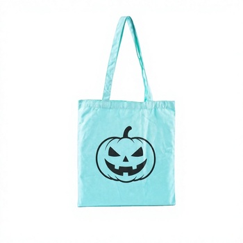 Halloween Pumpkin Canvas Mini Tote - Trick or Treat, Flexiloop