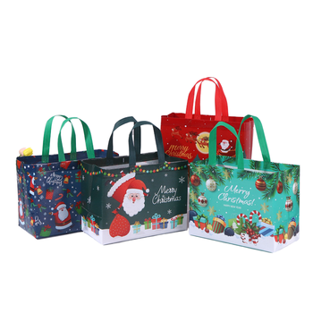 High-Quality-Customizable-Logo-Medium-Size-Folding.jpg_350x350.png Custom Logo Folding Shopping Tote - Christmas Zipper Bag