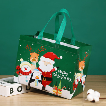 High-Quality-Non-Woven-Handled-Christmas-Gift.jpg_350x350.jpg Non-Woven Christmas Gift Bag - Laminated 32x25x17, Zipper