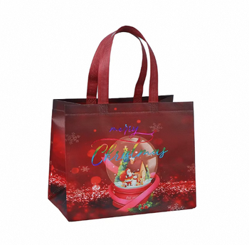 High-Quality-Non-Woven-Handled-Christmas-Gift.png_350x350.png Non-Woven Christmas Gift Bag - Laminated Letter, 32x25x17