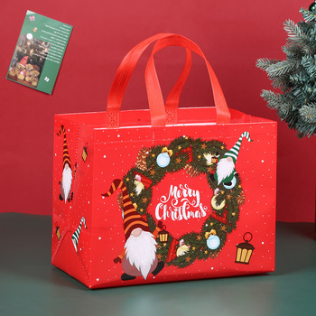High-Quality-Wholesale-Eco-Friendly-Non-Woven.jpg_350x350.jpg Non-Woven Christmas Gift Bag - Medium, Waterproof, Shoulder