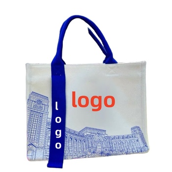 Custom Printed Canvas Tote - Students & Women, Rope Handle
