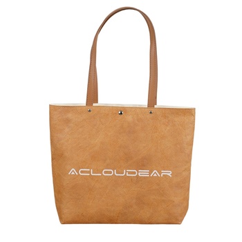 Custom Logo DuPont Paper Tote - Cartoon Pattern, Rope