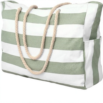 Large-Canvas-Duffel-Bag-Striped-Foldable-Executive.png_350x350.jpg Striped Canvas Duffel Bag - Foldable Heavy Duty