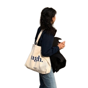 Large-Capacity-Cotton-Canvas-Custom-Logo-Tote.jpg_350x350.jpg Custom Logo Canvas Tote - Ribbon Handle, Recycled Shopping Bag