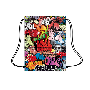 Polyester Drawstring Pouch - Washable Promo Bag, Custom Logo