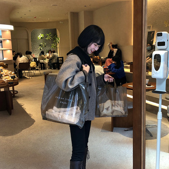 Manufacturer-China-Luxury-PVC-Clear-Handle-Bags.jpg_350x350.jpg Luxury PVC Clear Handle Bags - Custom Logo, Clothing Gift