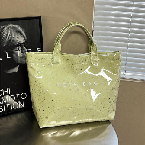 New-PVC-Star-Bling-Tote-Bag-Polyester.jpg_480x480.jpg PVC Star Bling Tote Bag - Chic Minimalist Women's Handbag