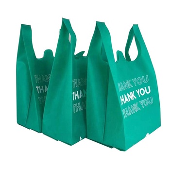 Thickened Non-Woven Vest Bag - Supermarket, Custom Logo