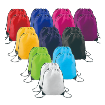 Polyester Drawstring Backpack - Sports Folding Travel Bag