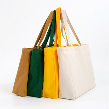Promotion-Custom-Womens-Natural-Durable-Cotton-Canvas.jpg_350x350.jpg Cotton Dot Pattern Canvas Tote - Rope Handle, Shoulder Strap