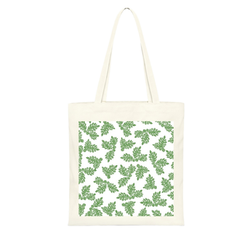 Blank Canvas Shopping Handbag - Foldable Cotton, Custom Print