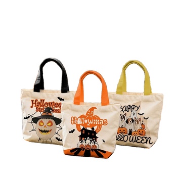 Halloween Trick or Treat Canvas Bag - Jack-O-Lantern, Party Favor