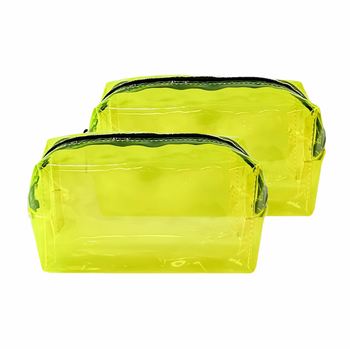 Wholesale-Custom-Logo-Transparent-PVC-Cosmetic-Bag.png_350x350.png Custom Logo PVC Cosmetic Bag Set 3 Pcs - Travel Toiletry