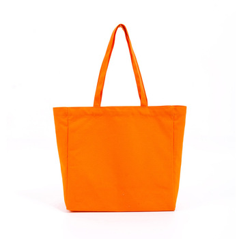 Custom Print Canvas Tote - Long Handle, Letter Medium
