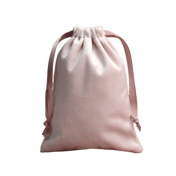 Drawstring Flannel Bag - Jewelry Gift Packaging Storage