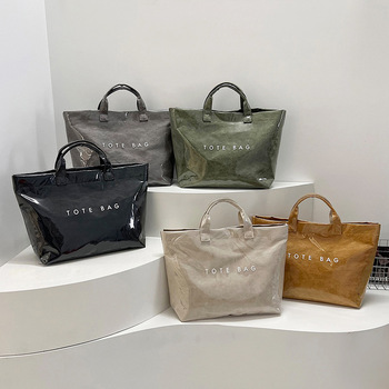 Women-s-Custom-Large-Quilted-TPU-Open.jpg_350x350.jpg Quilted TPU Open Top Tote - Waterproof, Laptop & Bottle